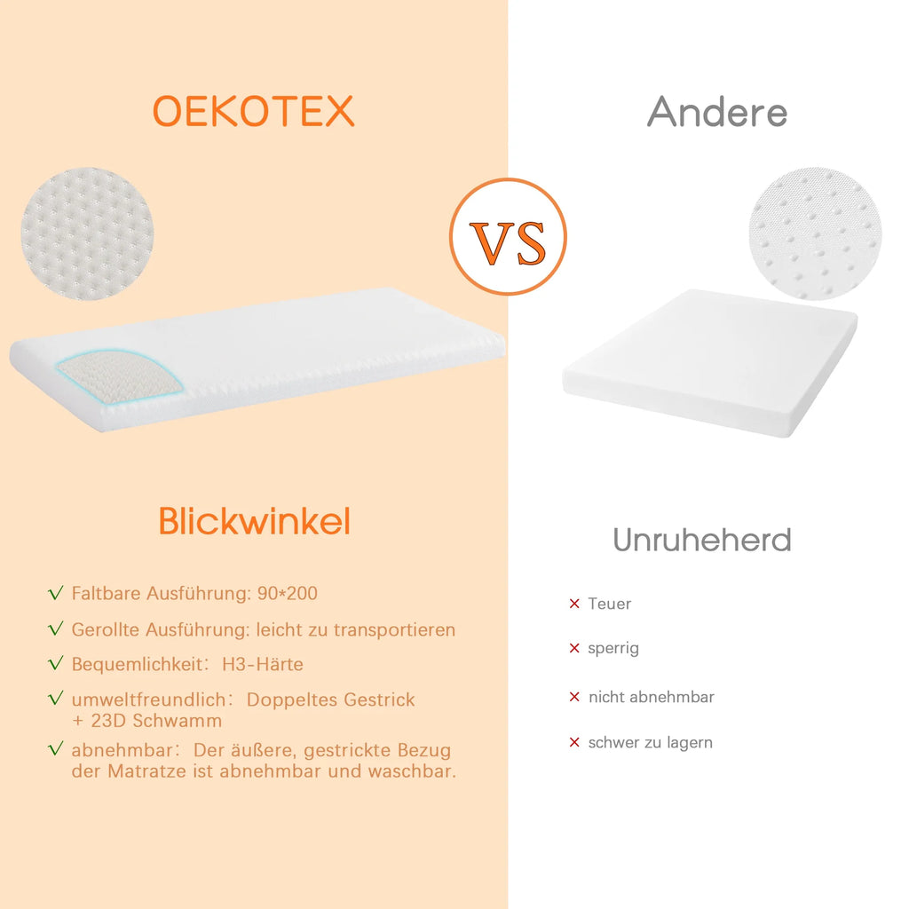 Comfortable Honeycomb Mattress in Polyester-Cotton Blend - view 6
