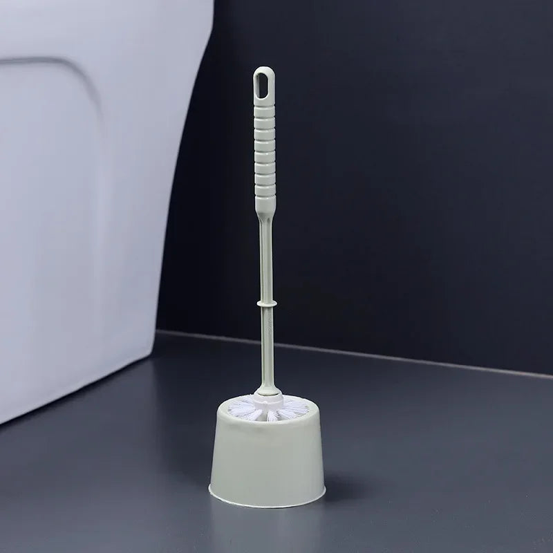 Deep cleaning brush thick and soft long ergonomic handle - Green