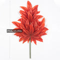 Artificial maple branch for autumn decoration and halloween - 39cm Red
