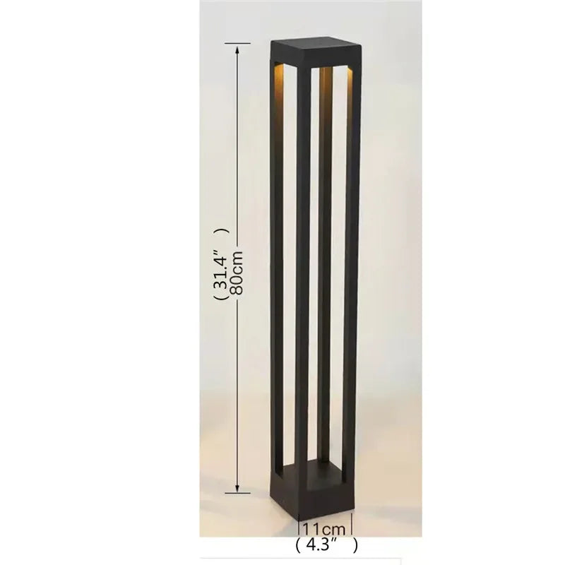 Led outdoor lamp for garden and courtyard - Z  H80CM Electric
