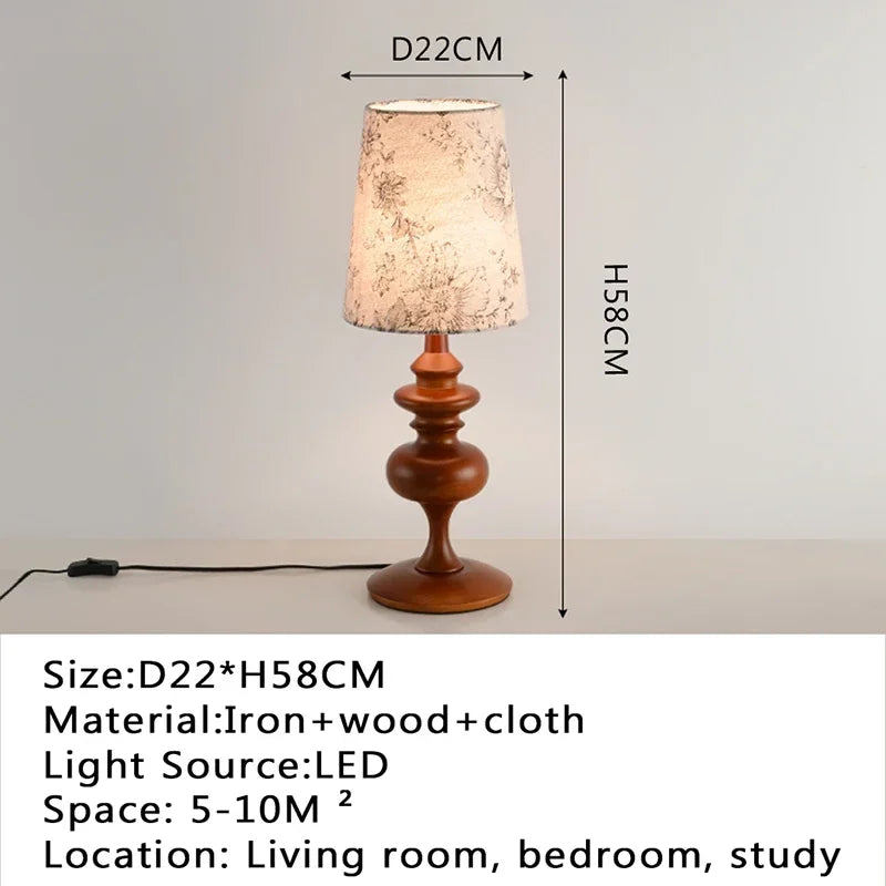 Modern desk lamp, retro creative living room, study room, villa, hotel bedroom, interior decoration, glossy LED bedside lamp - Style  A / EU Plug