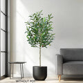 Realistic artificial olive branch for interior decoration