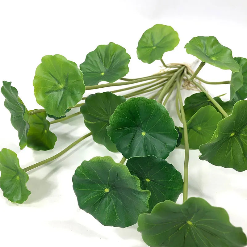 Artificial plants lotus with eucalyptus for interior decoration - view 4