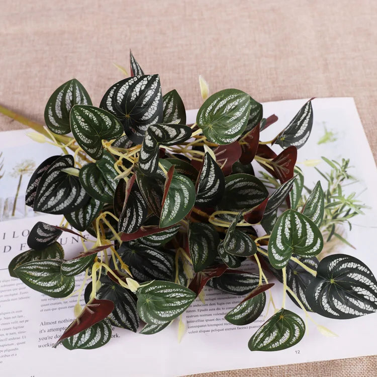 Plastic Artificial Plants For Home decor, False Plants Artificial Wall Grass Jungle Party Supplies Greenery Garden Decoration - view 6