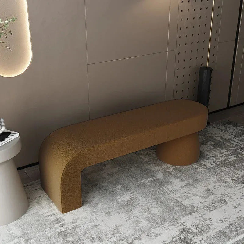 Lamb wool changing stools for an elegant interior - view 4