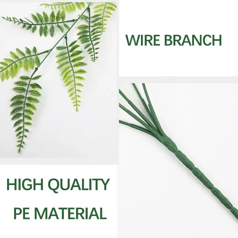 Artificial monstera leaf garland for interior and exterior decoration - view 5
