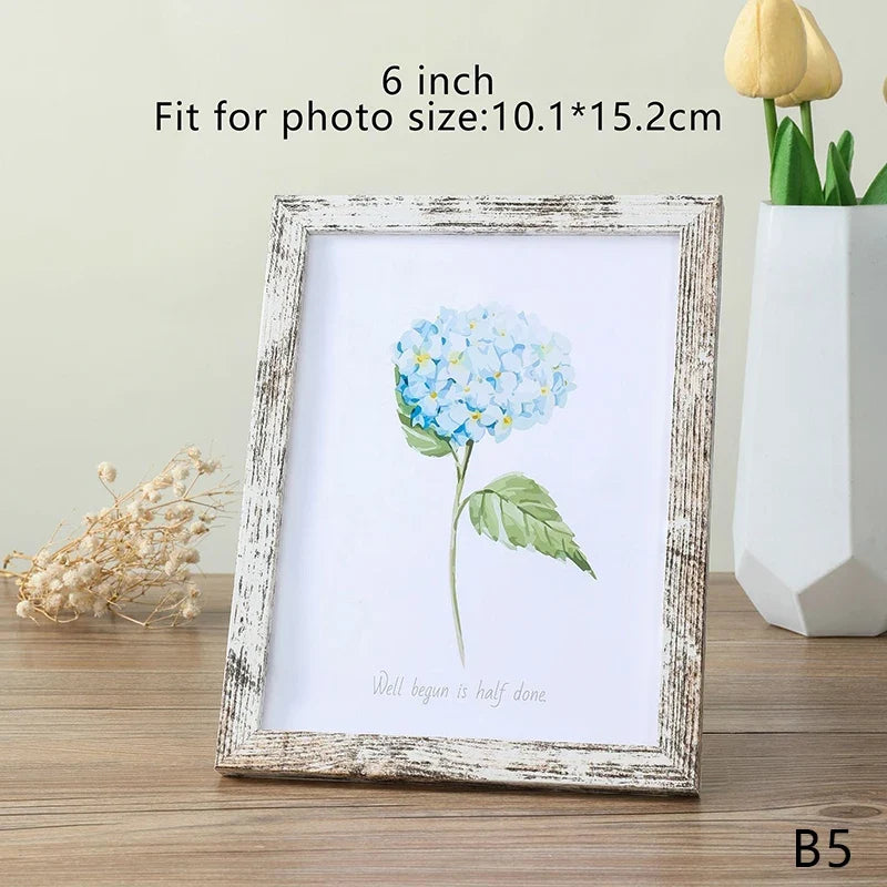 Wooden photo frame hanging for decoration and gift - B5