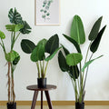 6-leaf artificial travel tree for outdoor decoration