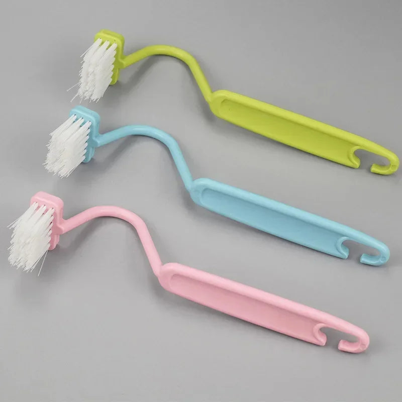 Set of 2 curved bathroom cleaning brushes - view 4