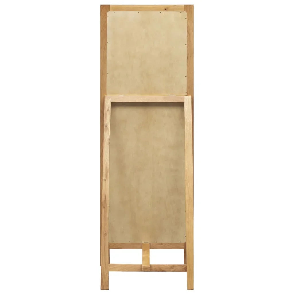 Floor mirror 48x46,5x150 cm solid oak wood home decoration wall decal living room decoration - view 4