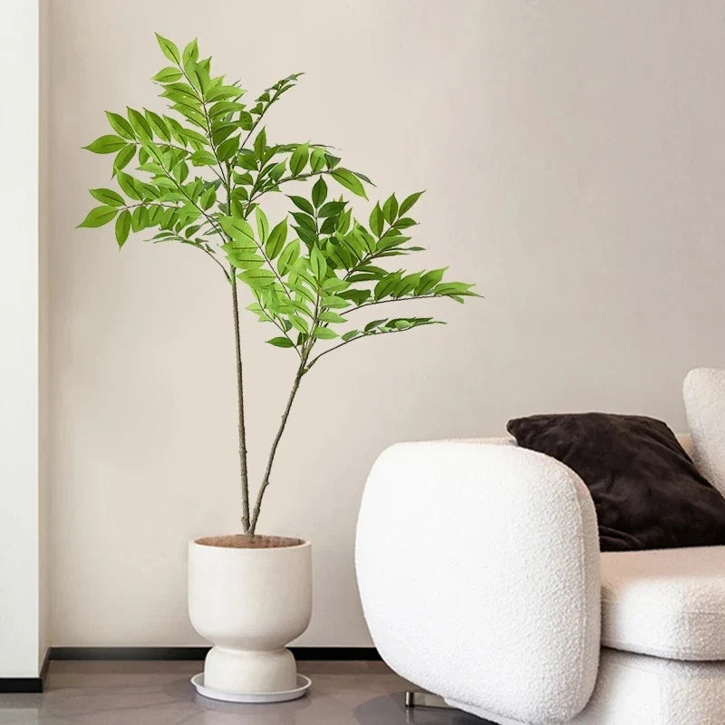 Artificial plastic ficus plants for interior decoration - view 2