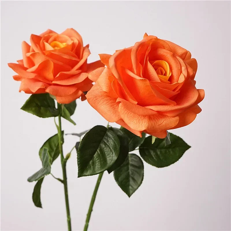 Artificial white pink flowers for realistic decorative wedding
