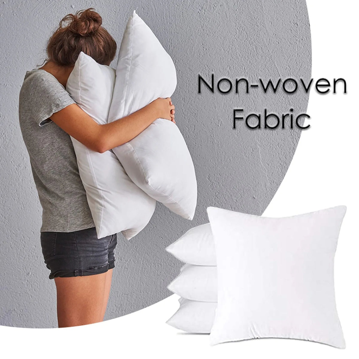 1/3pcs Headboard cushion core non-woven cloth with woolen cloth, Three Size Of Soft Pillow Inserts, Comfortable Home Bedding - view 2