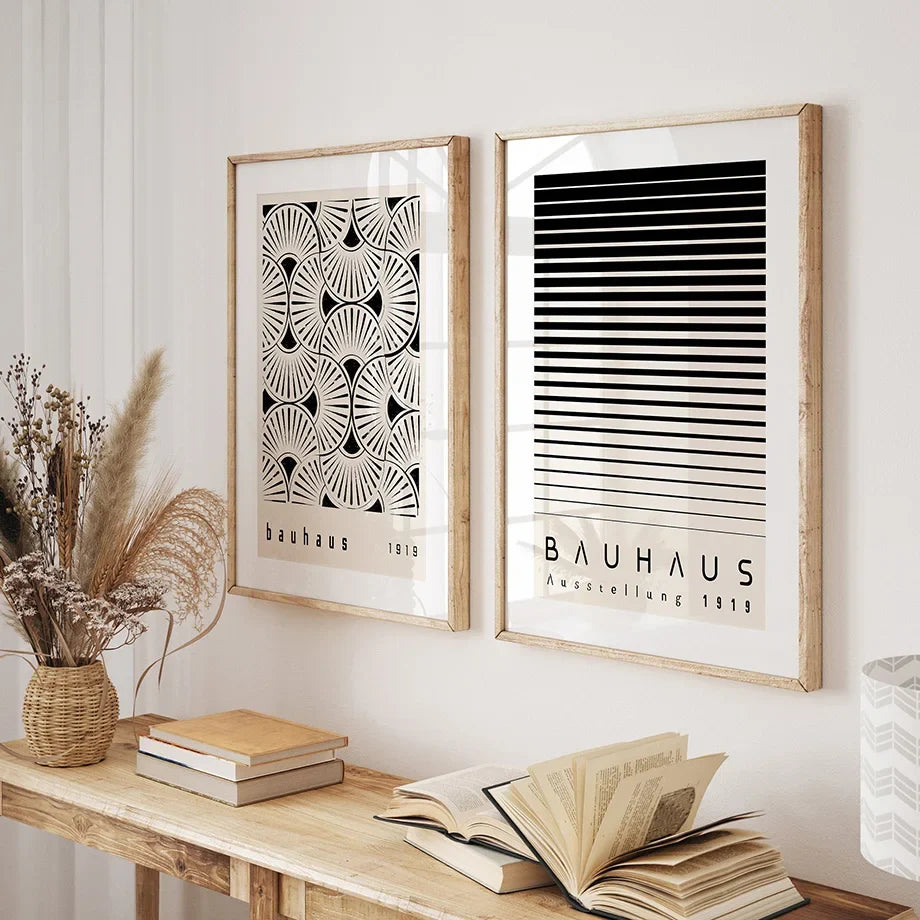 Abstract posters boho geometrical Nordic for interior decoration