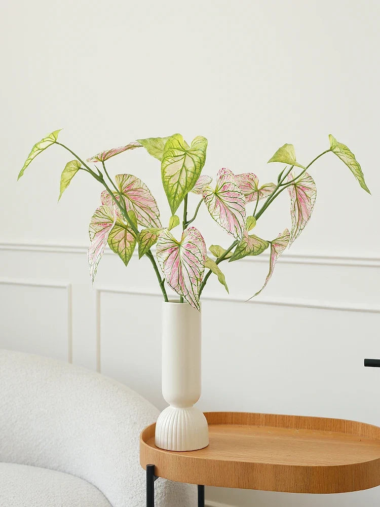 Artificial caladium plant for interior and floral decoration - view 2