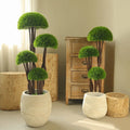 Artificial green plants bonsai pot tree for interior decoration