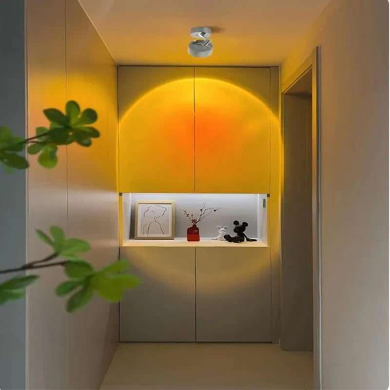 Creative wall sconce swiveling effect sunset - view 10