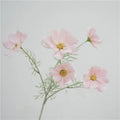 Set of 3 artificial decorative flowers for festive events - Pink