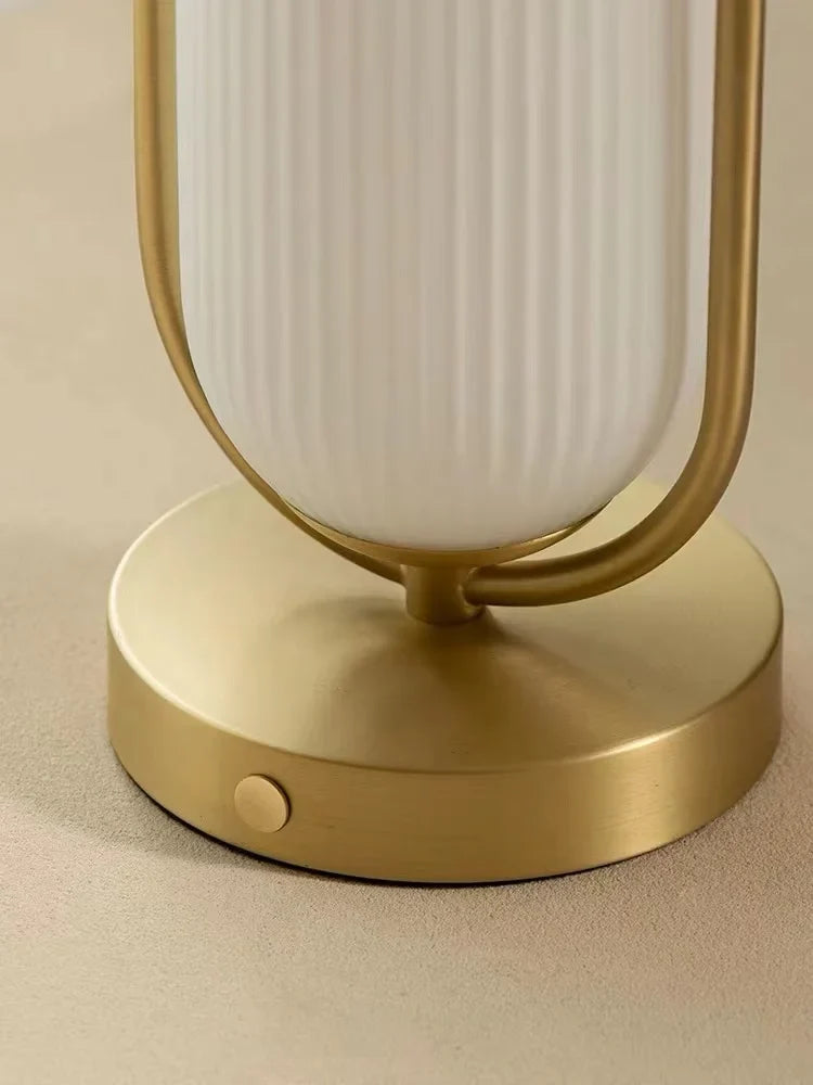 Modern design glass portable lamp for interior decoration - view 5