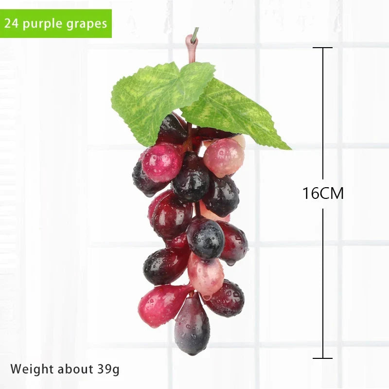Artificial plant suspended ivy for wall decoration and wedding - Purple Grape Cluster