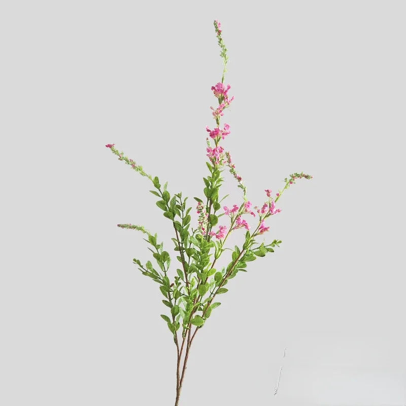 Set of 4 artificial flowers for wedding decoration and hotel - Pink Red