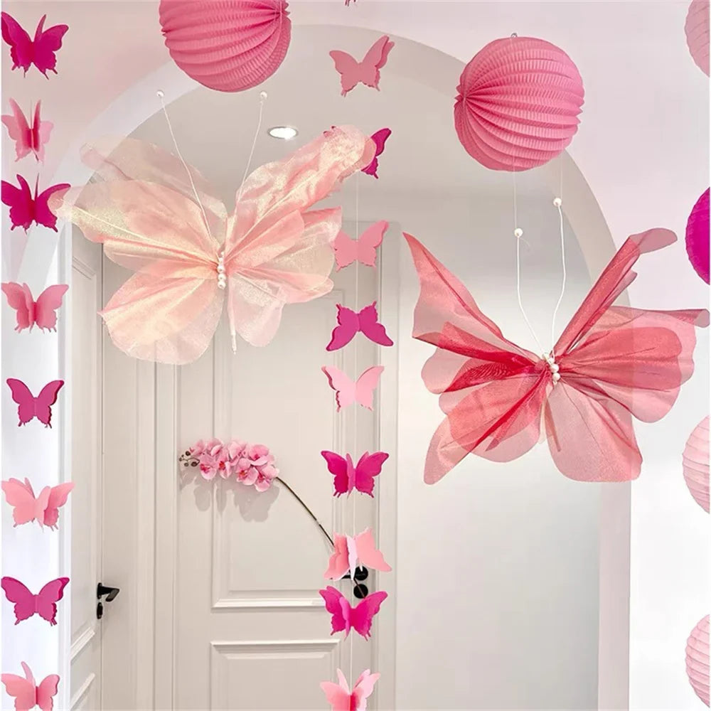 Giant butterflies decoration for baby shower wedding anniversary - view 2