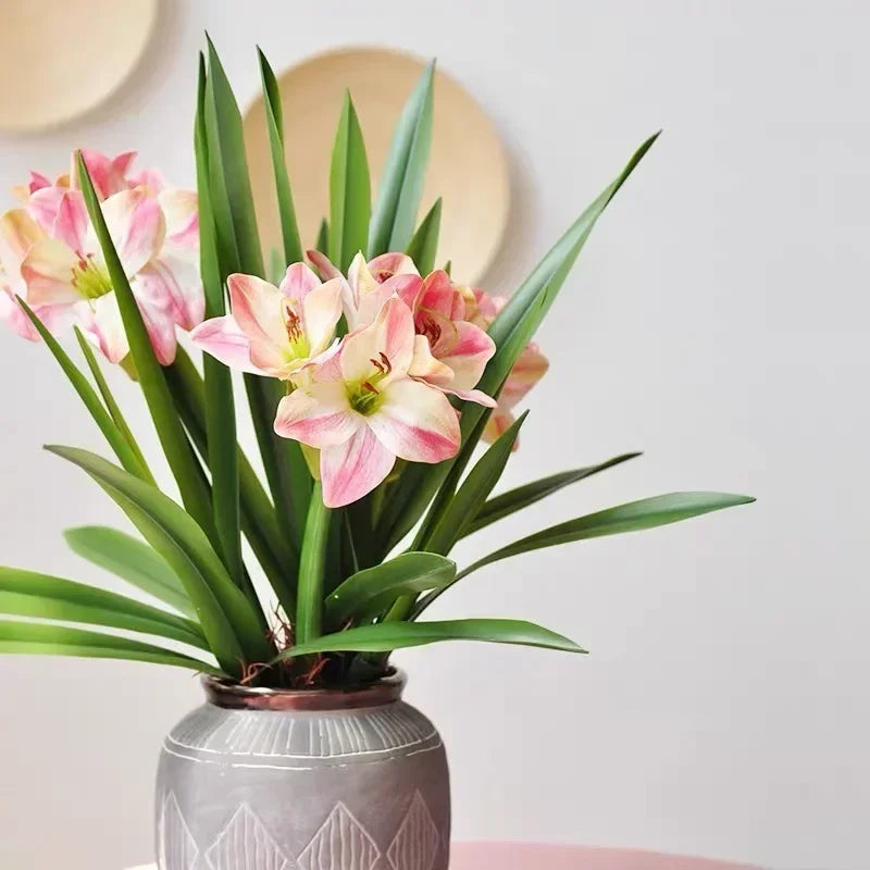 Artificial clivia sheets of soft rubber for interior decoration - view 5