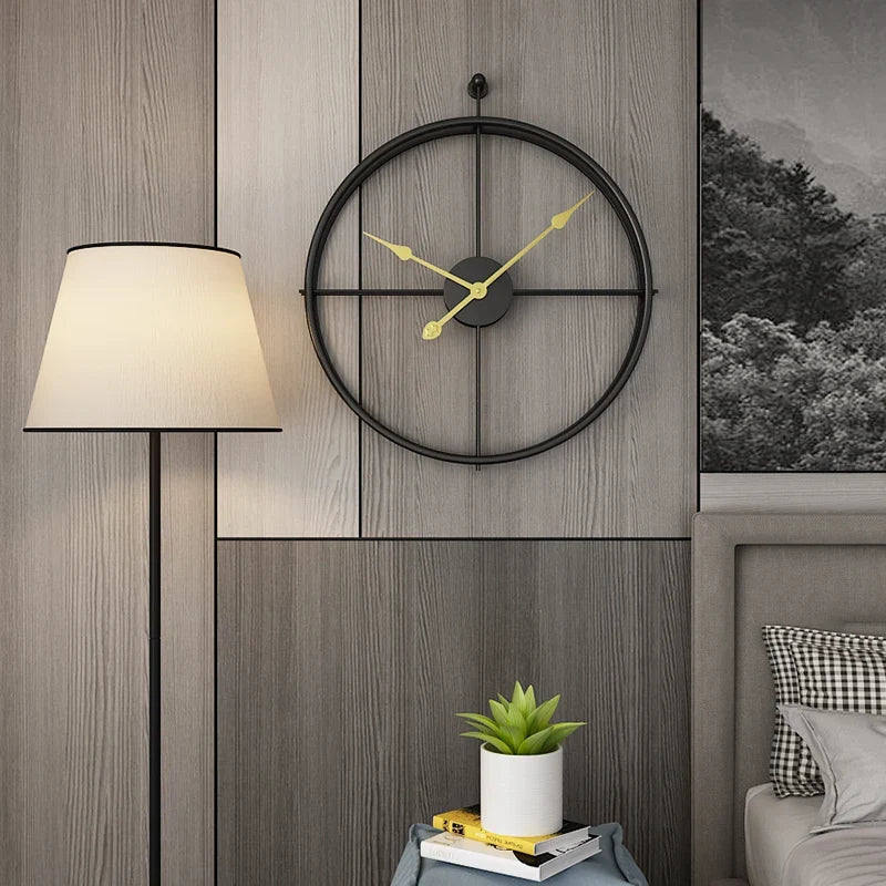 Large Silent Wall Clock, Modern Design Clocks, Home decor, Office, Hanging Wall Watch, European Style, 55cm - view 3
