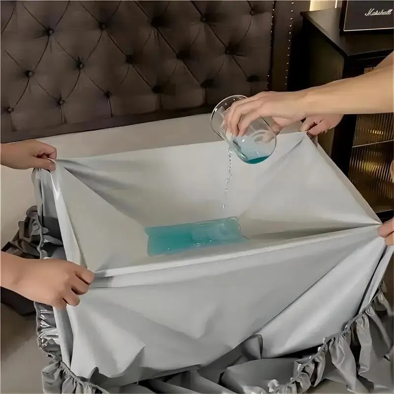 Safe Waterproof Mattress Protector, Soft Comfortable Breathable Solid Color Bedding Mattress Cover Fitted, Machine Washable - view 5