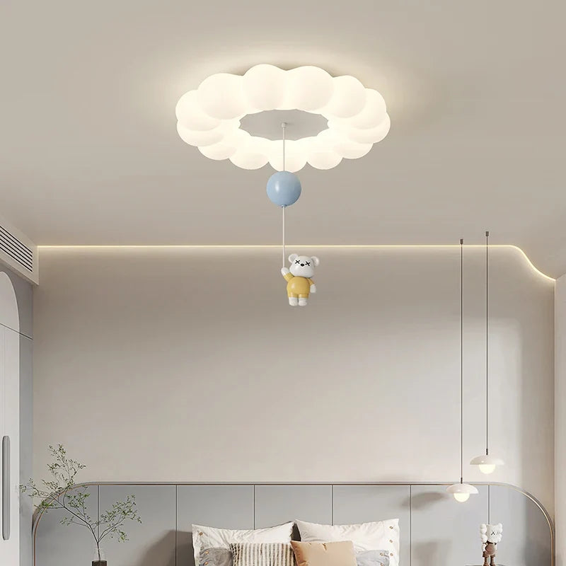 Ceiling bear rabbit cloud for indoor lighting child - view 2