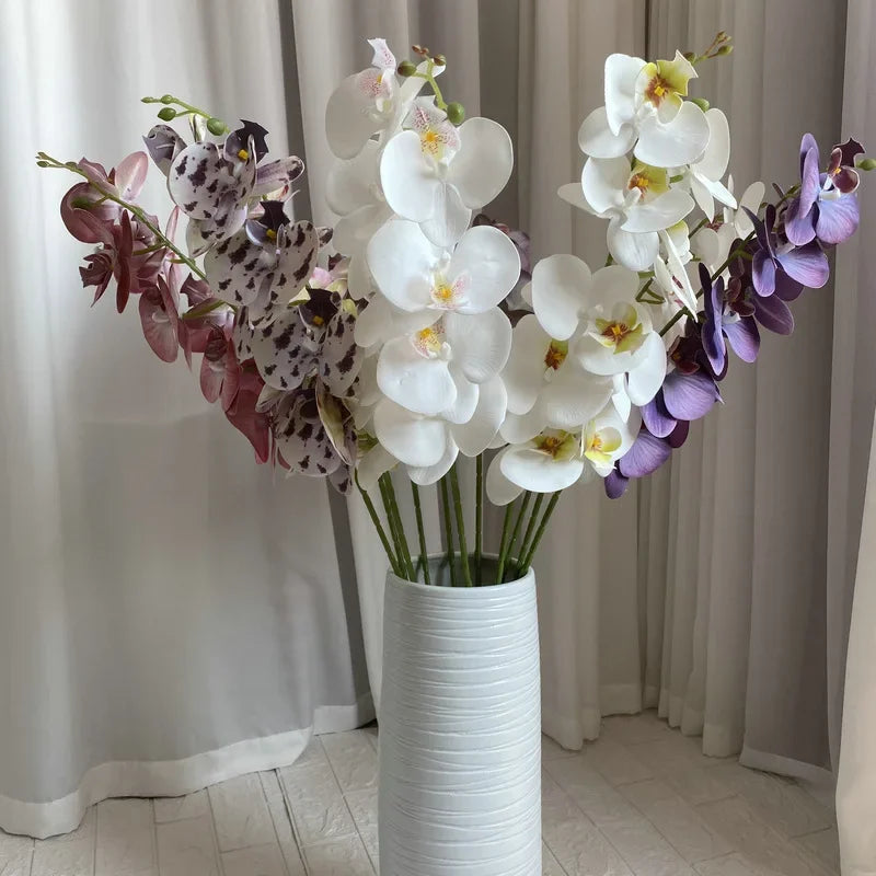 Artificial phalaenopsis orchid rose decoration for wedding and garden - view 3