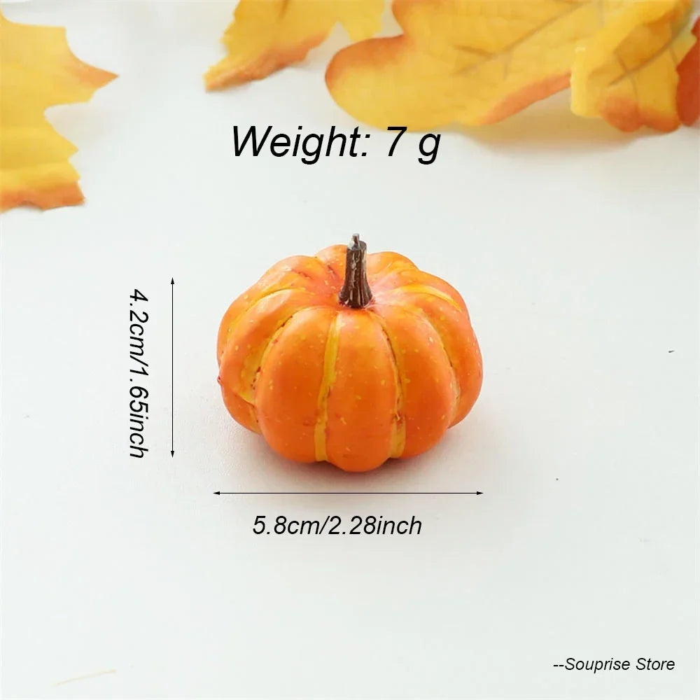 Decorative foam pumpkins for Halloween and autumn decorations - J