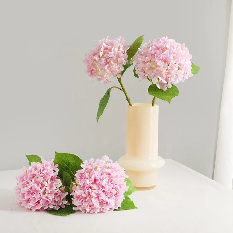 Artificial Hortensia Flower in Silk for Weddings and Parties