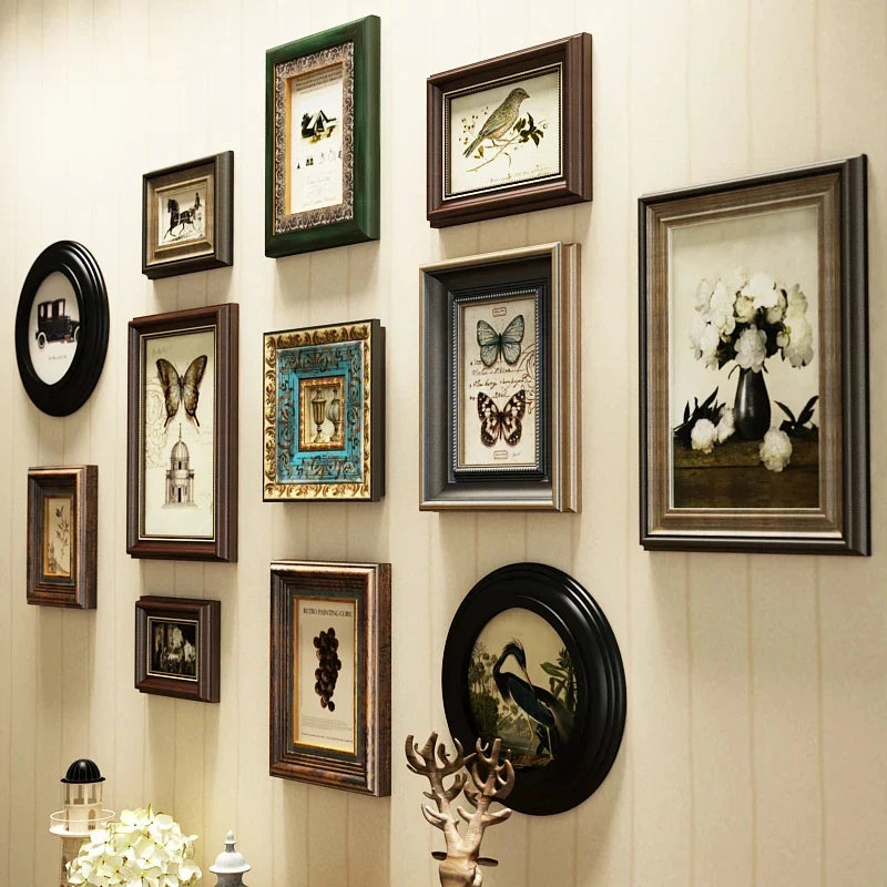 Photo frame retro European wooden creative wall - view 2