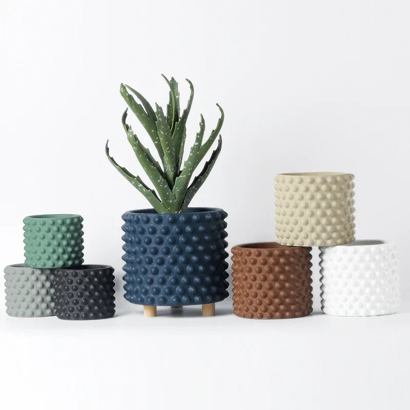 Silicone mold for flower pot Nordic style interior decoration