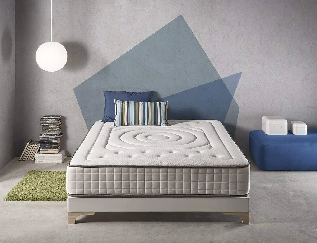 SIMPUR, Imperial Cashmere Mattress, All Measurements, Height 25 Cm, 11 Comfort Zones, Medium/High Hardness, Reversible, Orthopedic, 90x190, 135x190, 150x190 - 90x190 cm