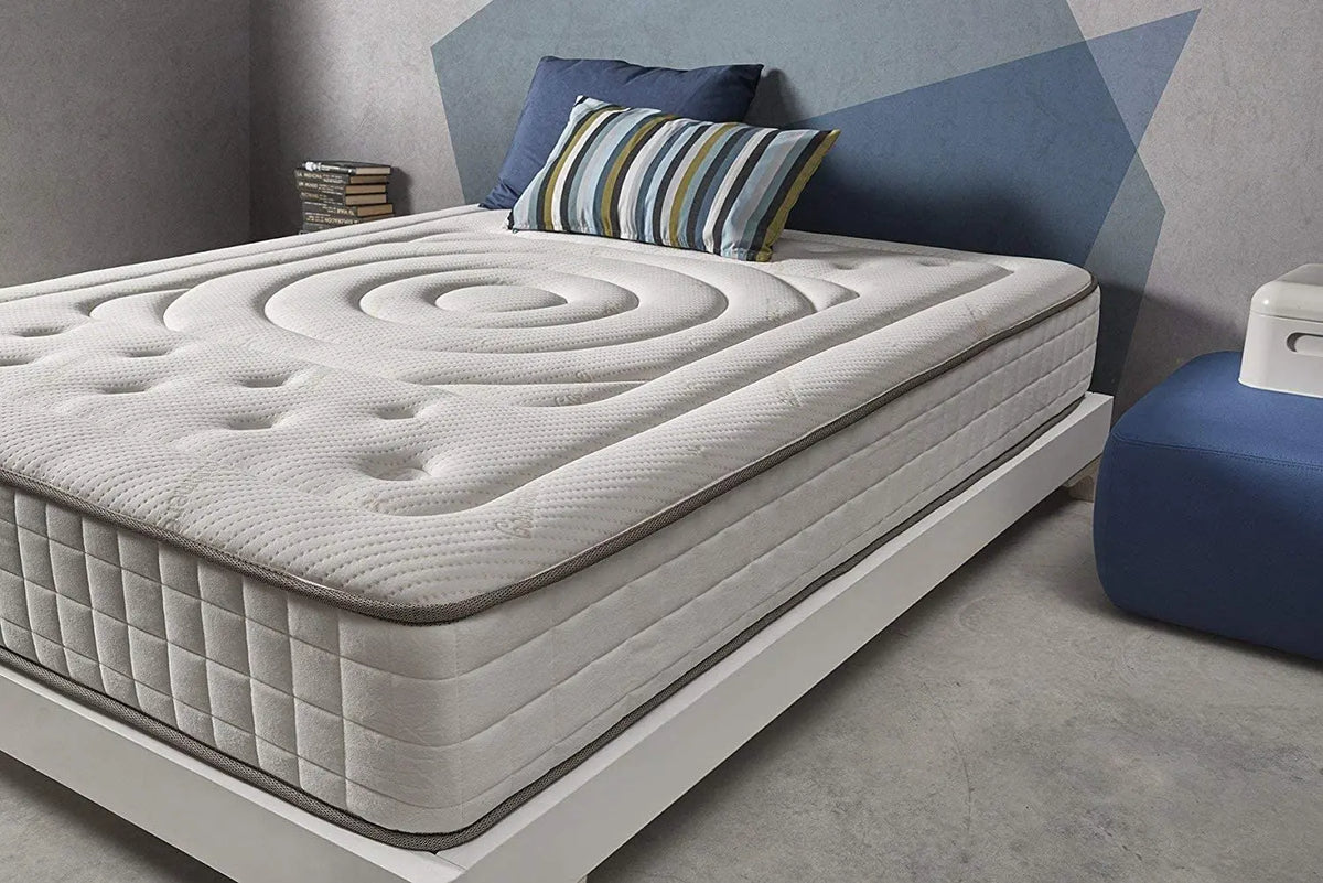 SIMPUR, Imperial Cashmere Mattress, All Measurements, Height 25 Cm, 11 Comfort Zones, Medium/High Hardness, Reversible, Orthopedic, 90x190, 135x190, 150x190 - view 3