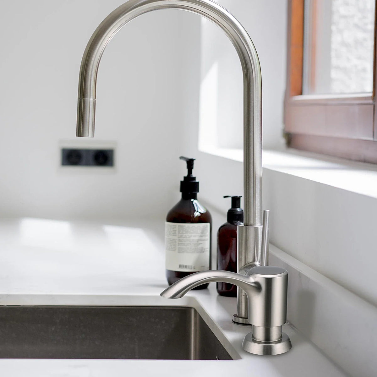Liquid soap dispenser for kitchen 500 ml practical accessories - view 3