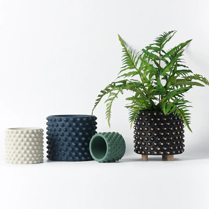 Silicone mold for flower pot Nordic style interior decoration - view 3