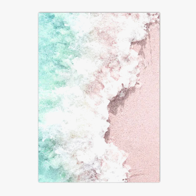 Modern Beach Sunrise Canvas Poster, Design R