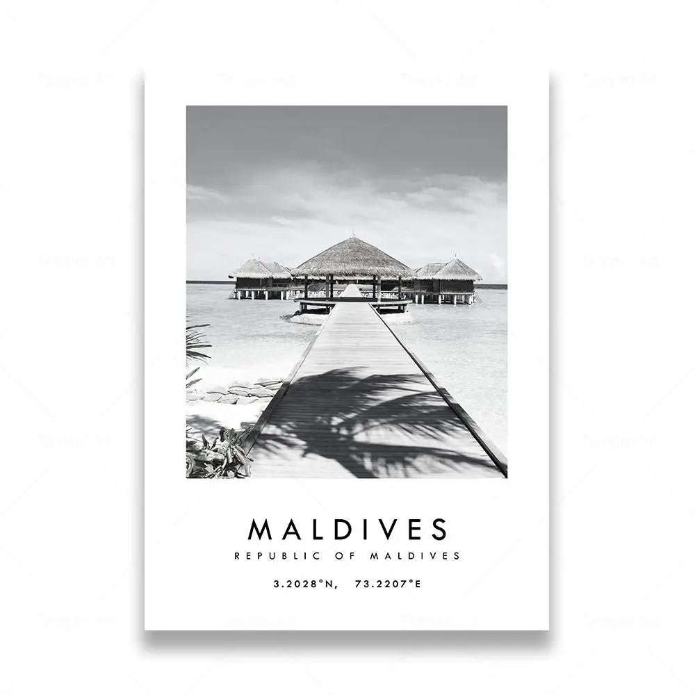 Captivating Black and White Rome and Las Vegas Photo Poster