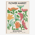 Sophisticated Nordic Floral Abstract Wall Poster