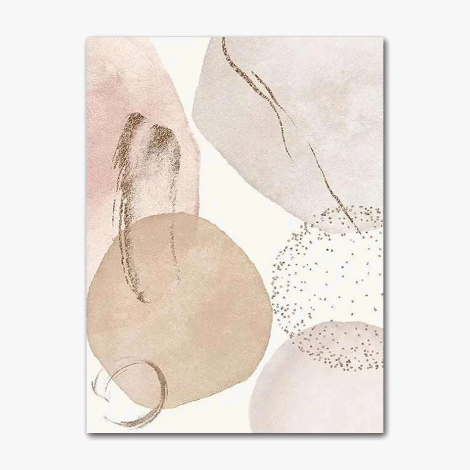 Sophisticated Abstract Geometric Poster for Modern Wall Decor