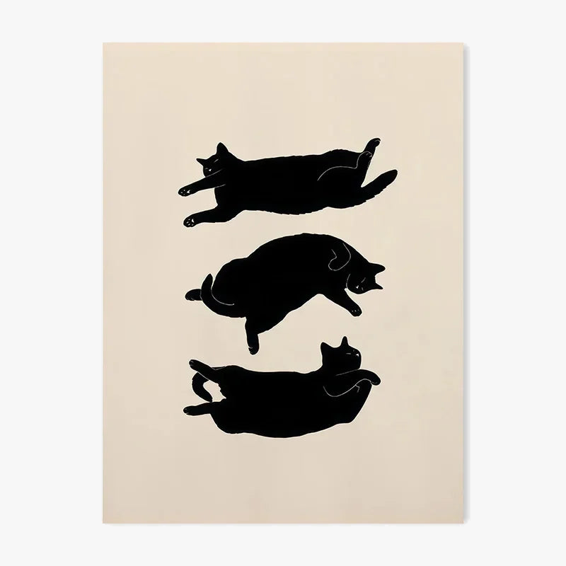 Cute fashion cartoon fashion poster modern art wall decoration
