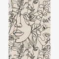 Bohemian Abstract Waterproof Wall Poster Sticker, Design Z14