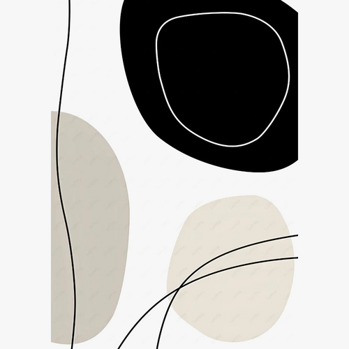 Abstract Bohemian Wall Poster Sticker for Living Rooms and Bars
