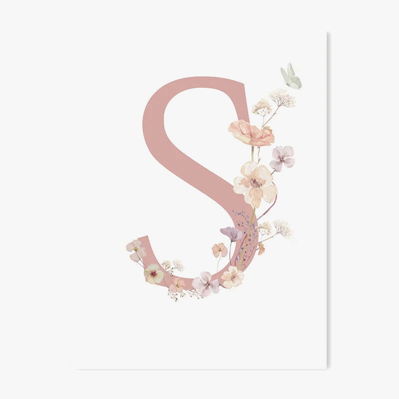 Custom Photo Wildflower Poster for Kids' Rooms, Design S