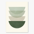 Abstract geometrical boho wall art posters for interior decoration