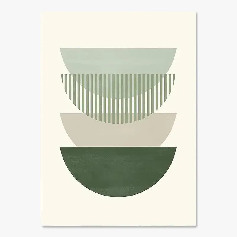 Abstract geometrical boho wall art posters for interior decoration