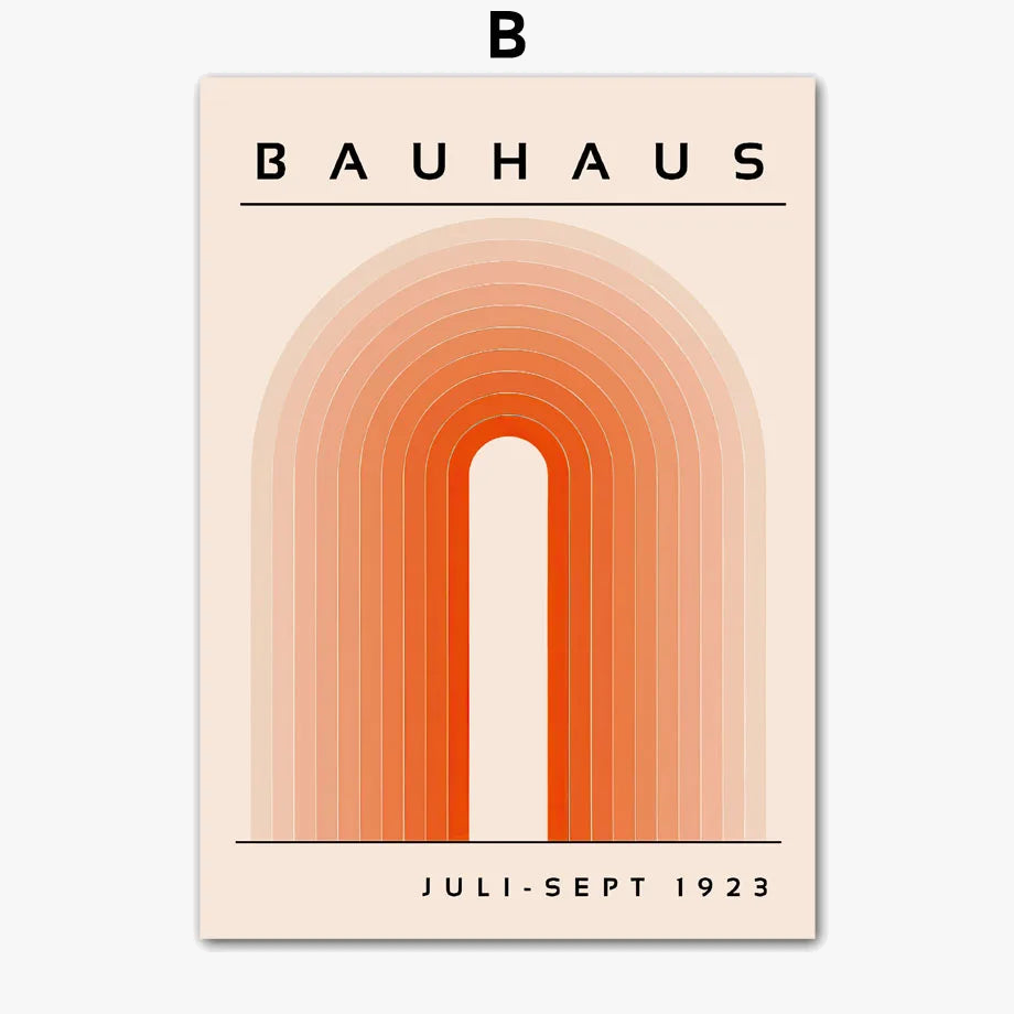 Geometrical art posters Nordic style for interior decoration